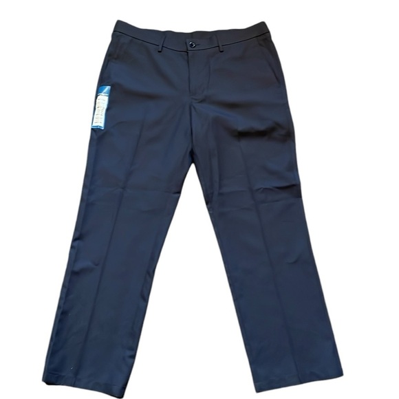 Haggar Plain Front Performance Microfiber Straight Fit Slack Pant - Picture 2 of 7